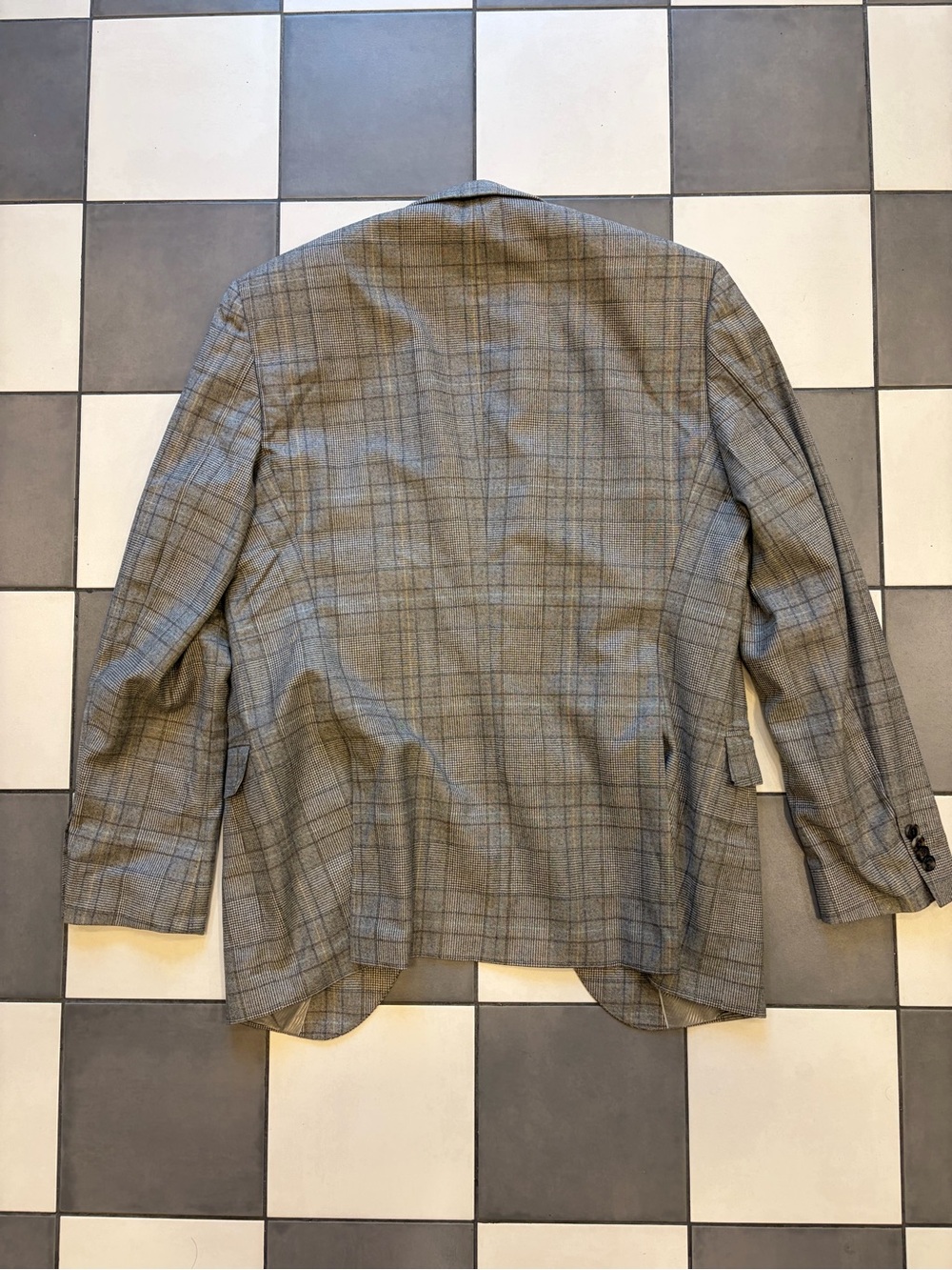 Hugo Boss Wool Glen Plaid Prince of Wales Blazer - Picture 4 of 13